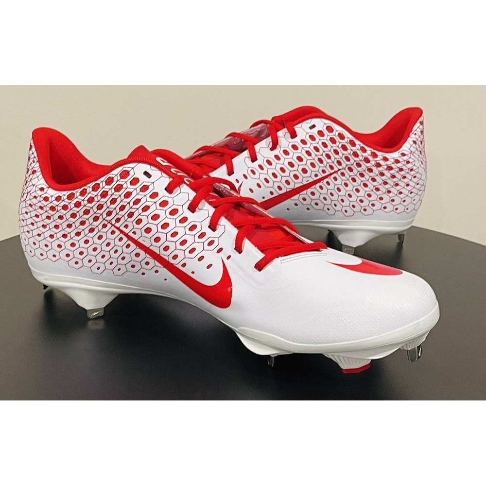 Men's 15 Nike Lunar Vapor Ultrafly Elite 2 Metal Baseball Cleats Red‎ AO7946-161